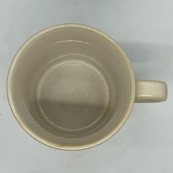NWOT Rae Dunn Artisan Collection by Magenta Large Beige Coffee Mug #181 - Picture 6 of 7